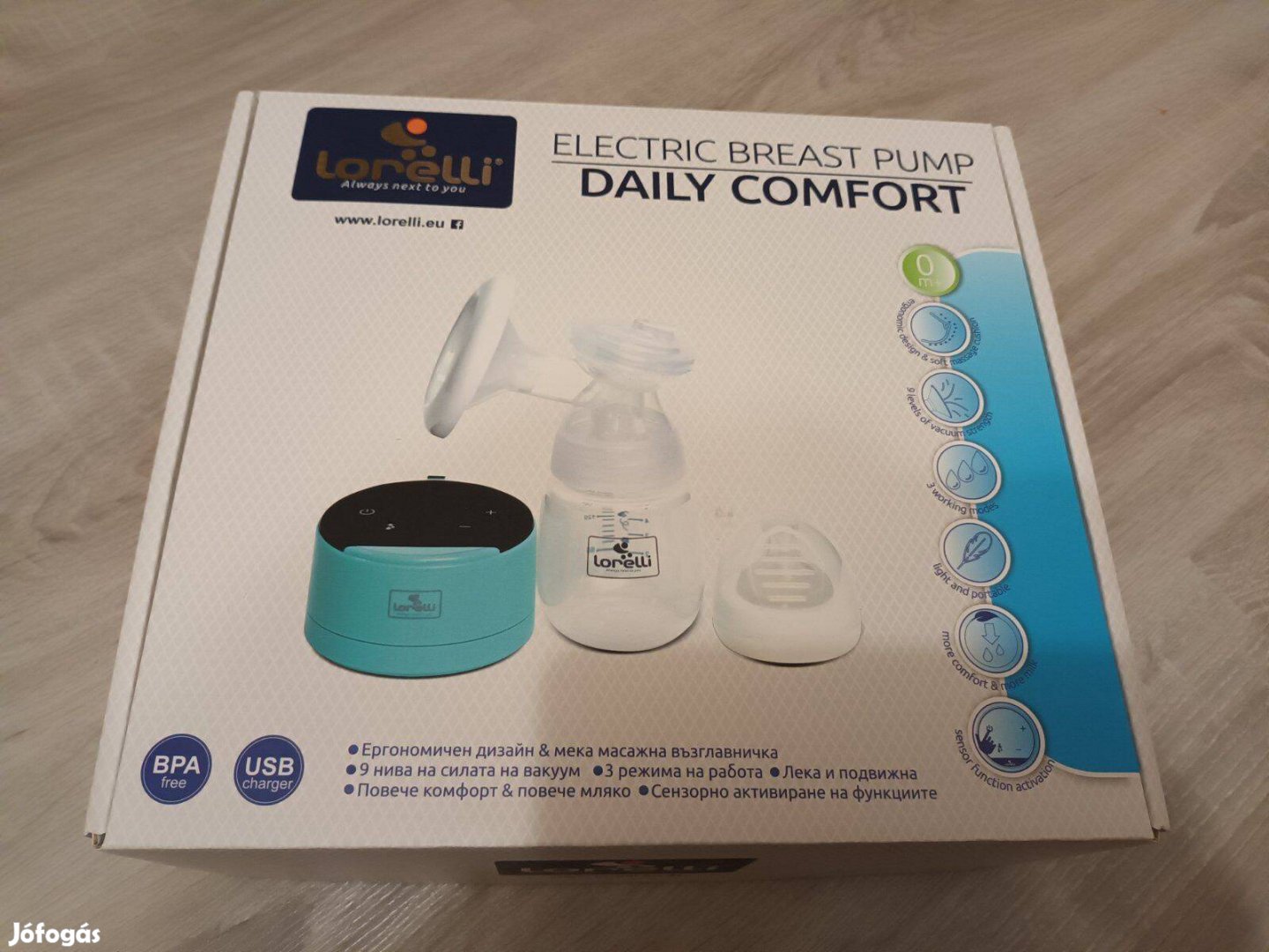 Eladó Lorelli Daily Comfort Elektromos Mellszívó - White