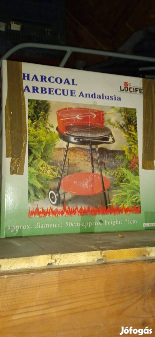 Eladó Lucifer Grill Barbecue grill faszenes grillkocsi piros-fekete