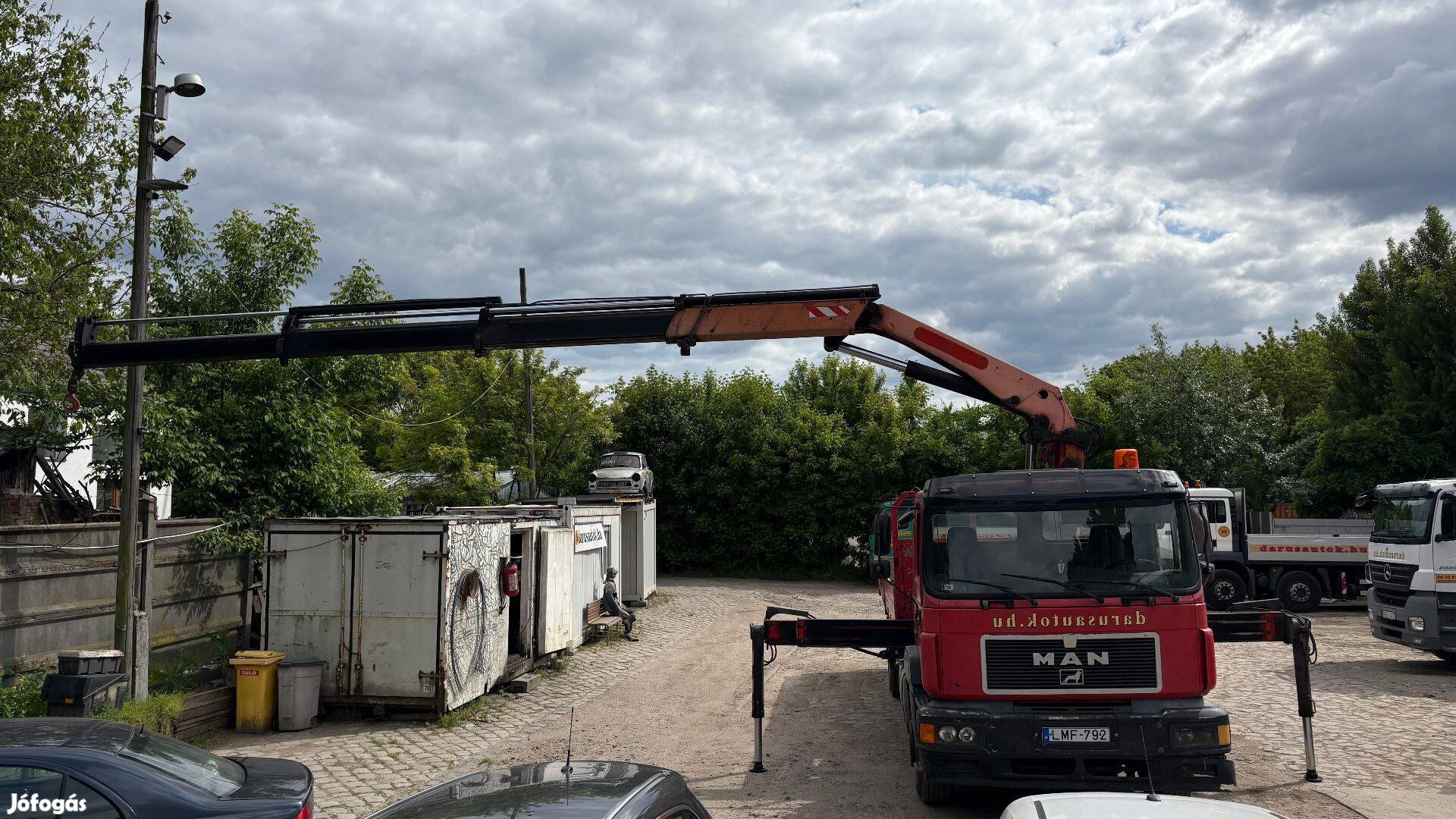 Eladó MAN E2000 Darusautó Palfinger PK16000 B 3 kitolós daruval