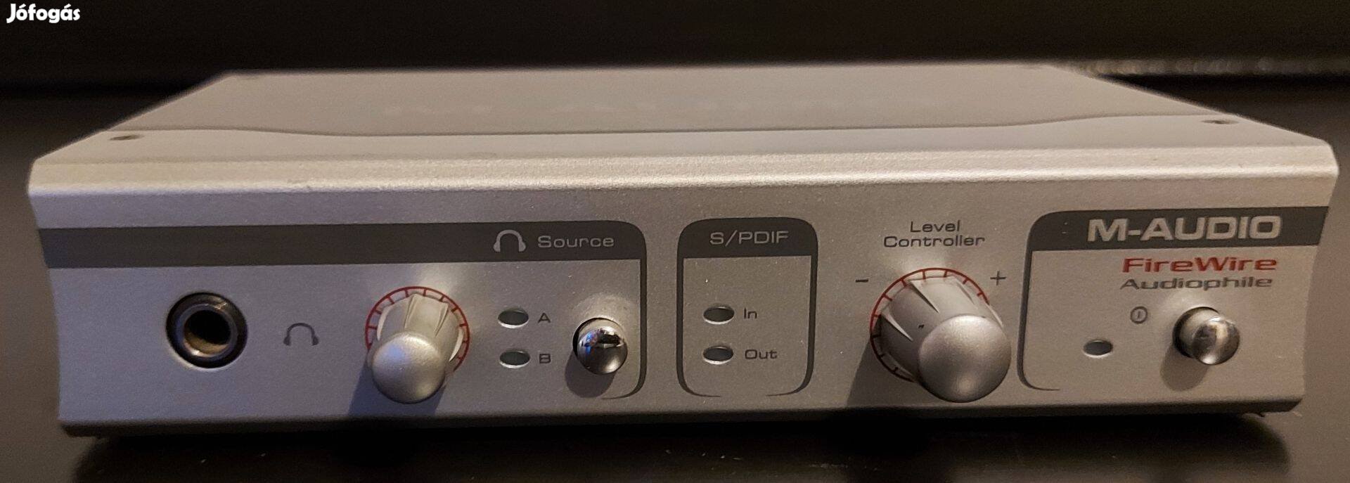Eladó M-Audio Firewire Audiophile hangkártya