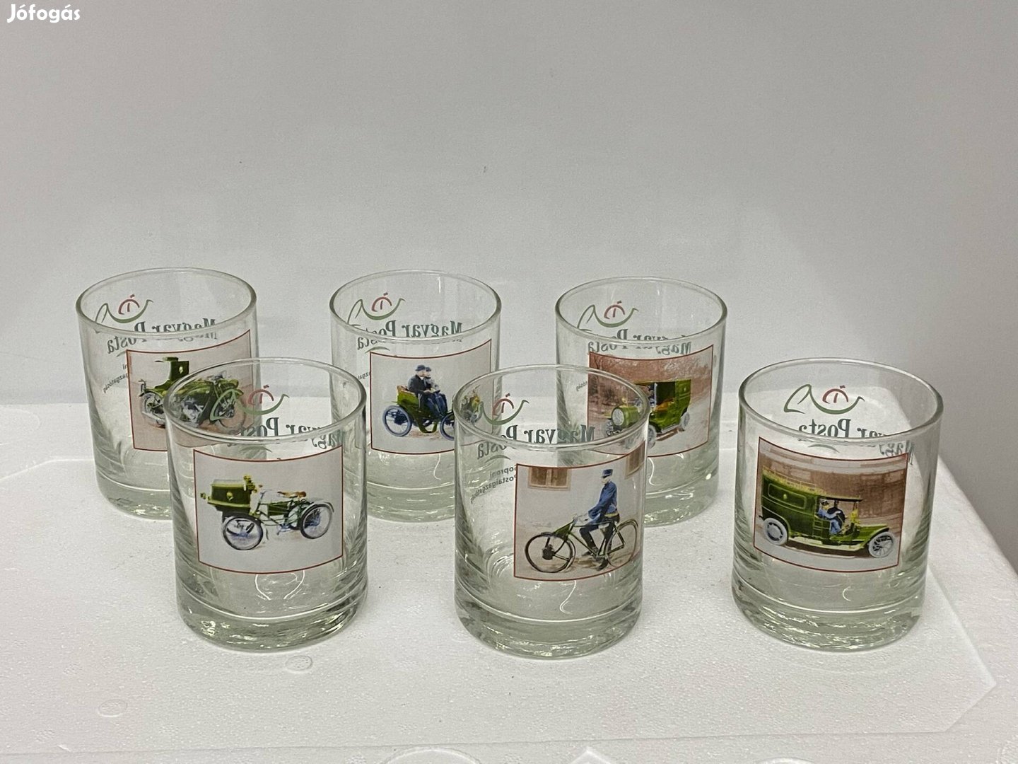 Eladó Magyar posta üveg pohár készlet