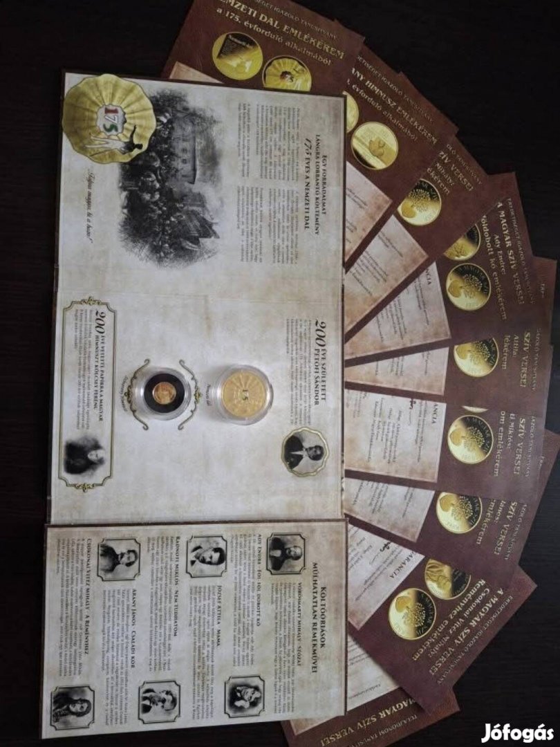 Eladó Magyar szív versei érme gyűjtemény