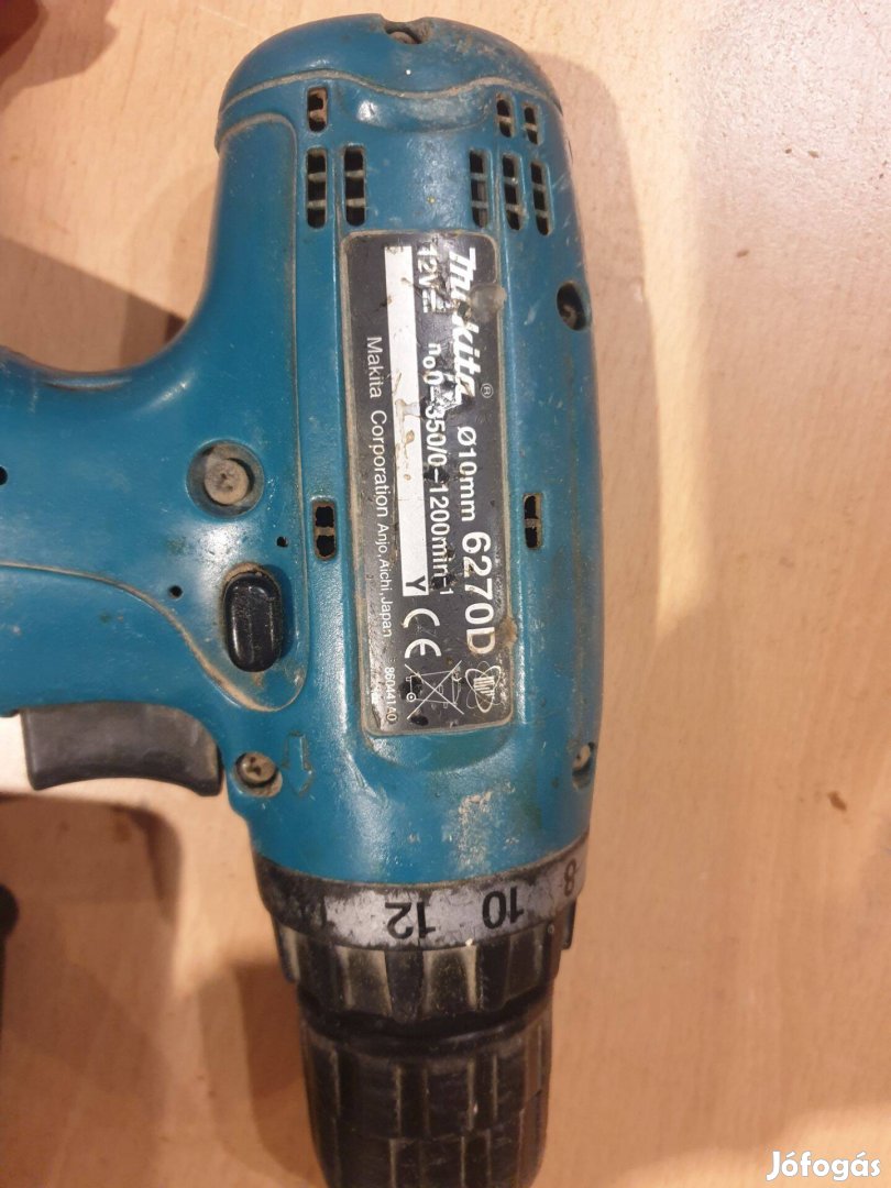 Eladó Makita DC1414T töltő makita 6270D behajtóval