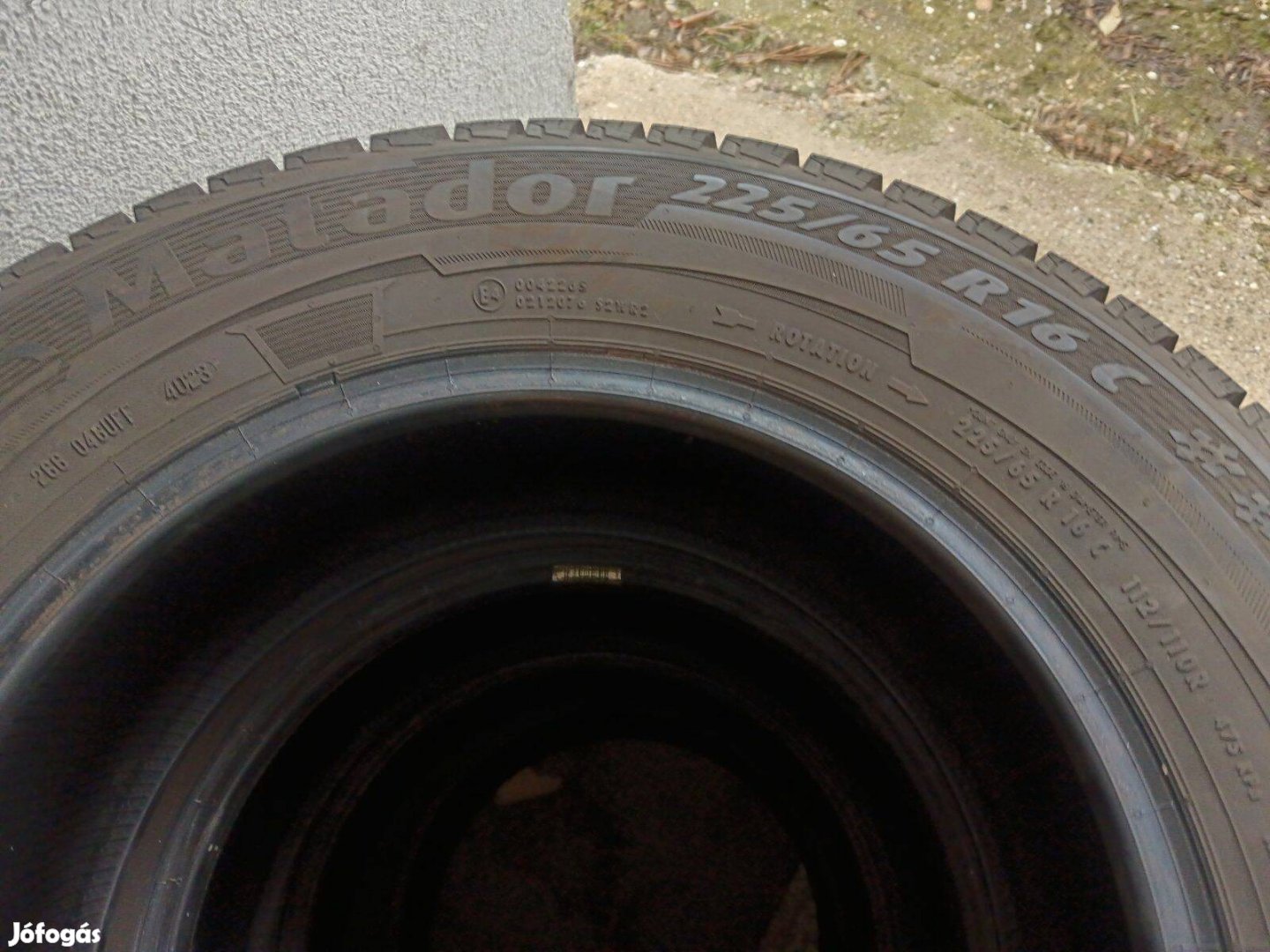 Eladó Matador 225/65 R16C kisteherautó téli gumi szett!
