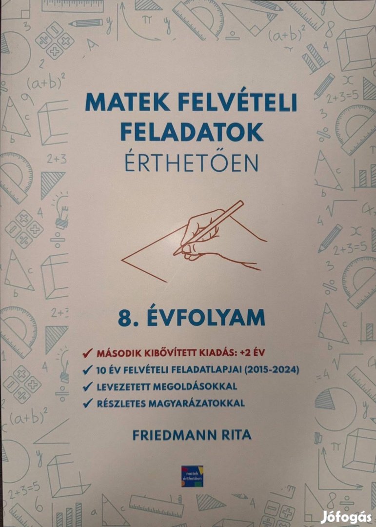 Eladó Matek központi felvételi feladatok megoldással