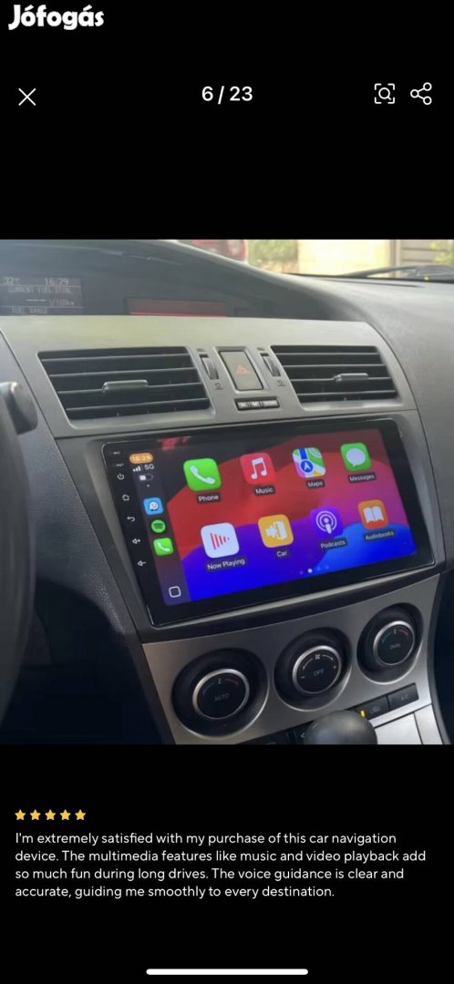 Eladó Mazda 3 BL Android fejegység !!!!Ú!!!!