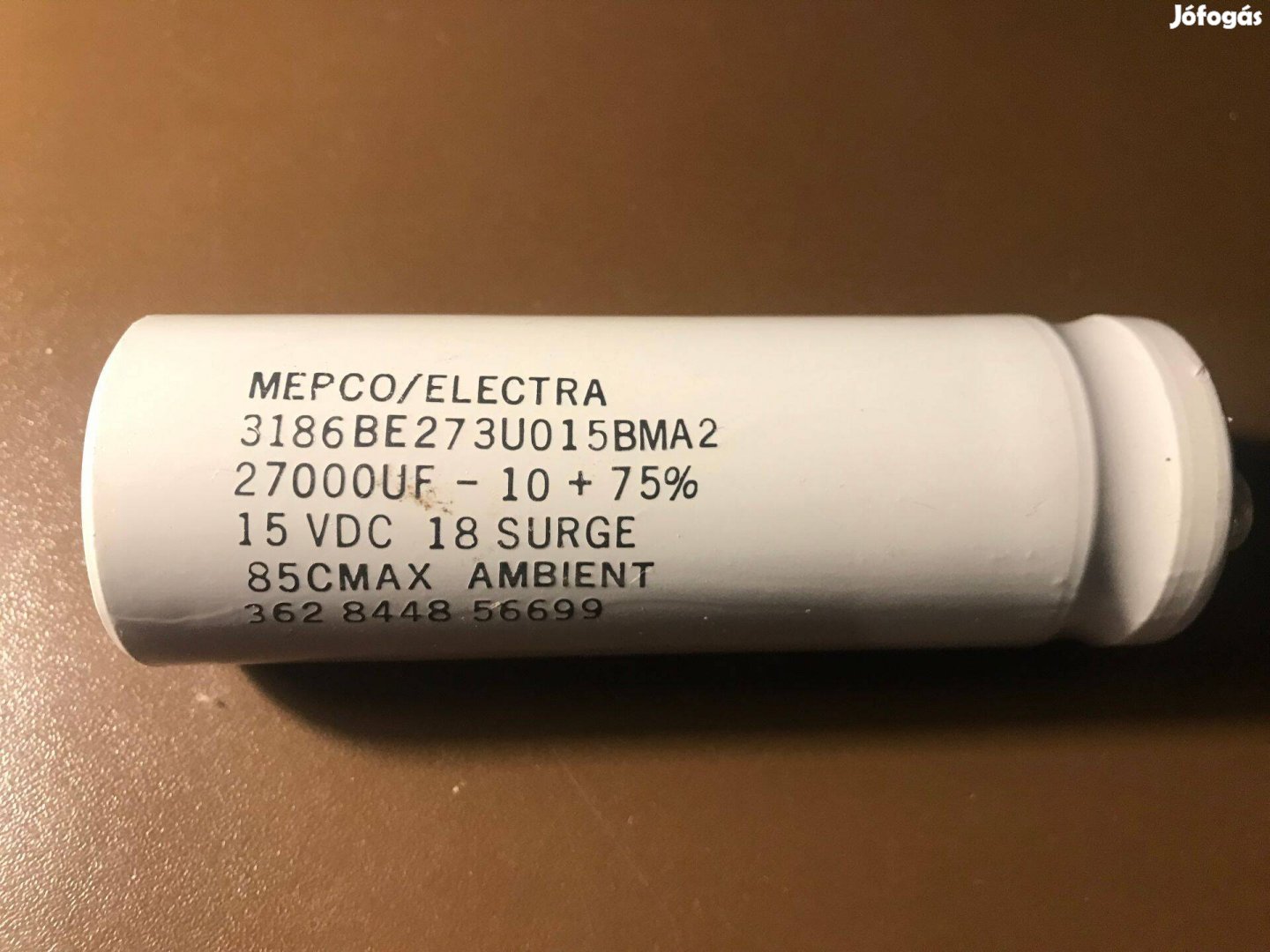 Eladó Mepco/Electra 27000uF 15VDC kondenzátor