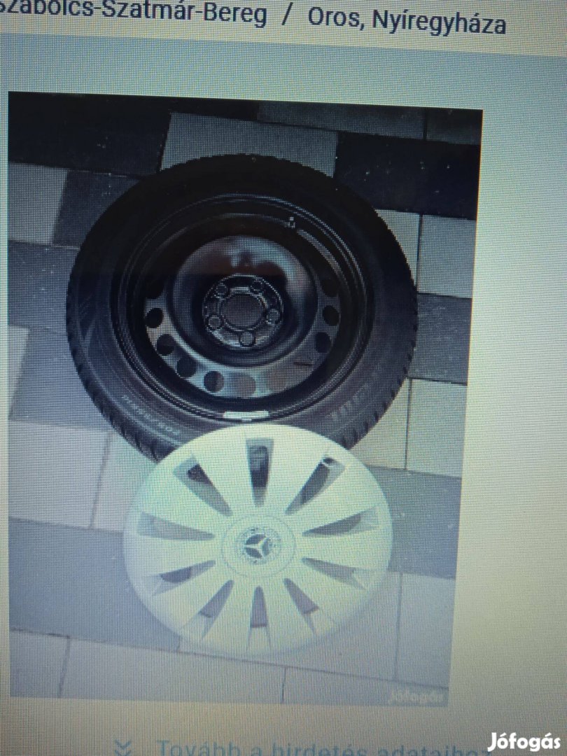 Eladó Mercédes B,C, cabrió 16" télikerék /Tpms/