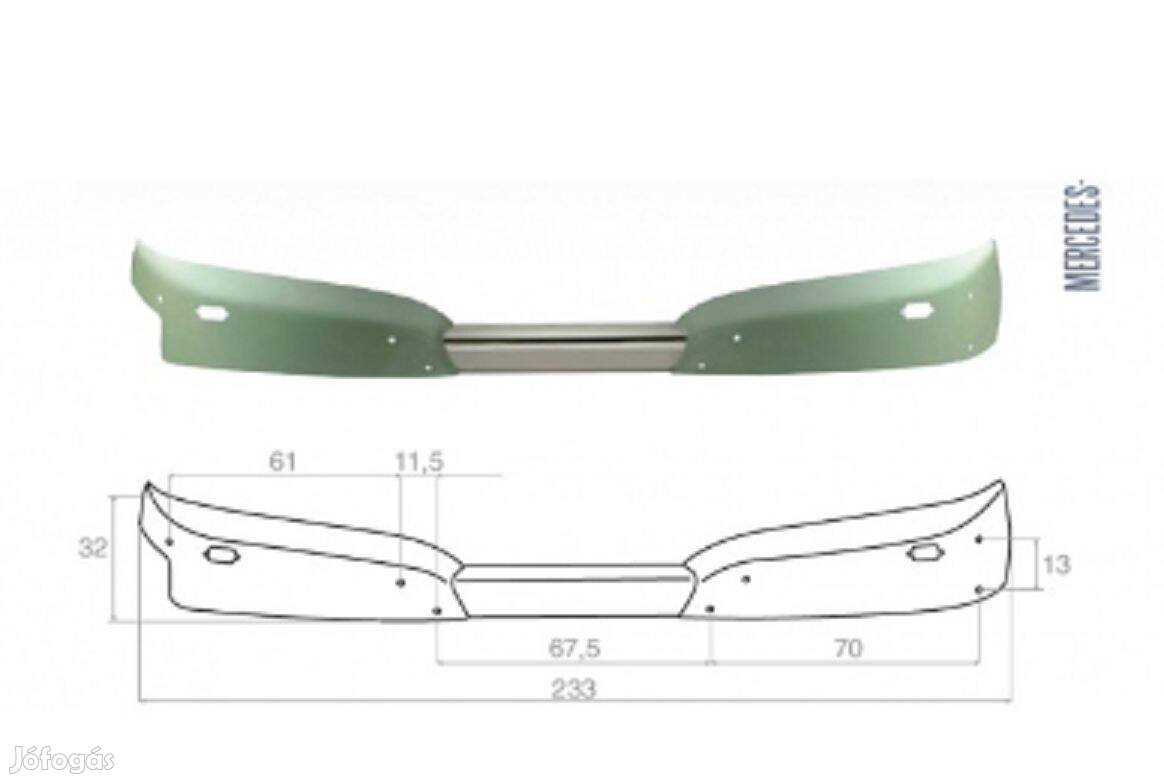 Eladó Mercedes MP3 napellenző - Sunvisor A9438100610