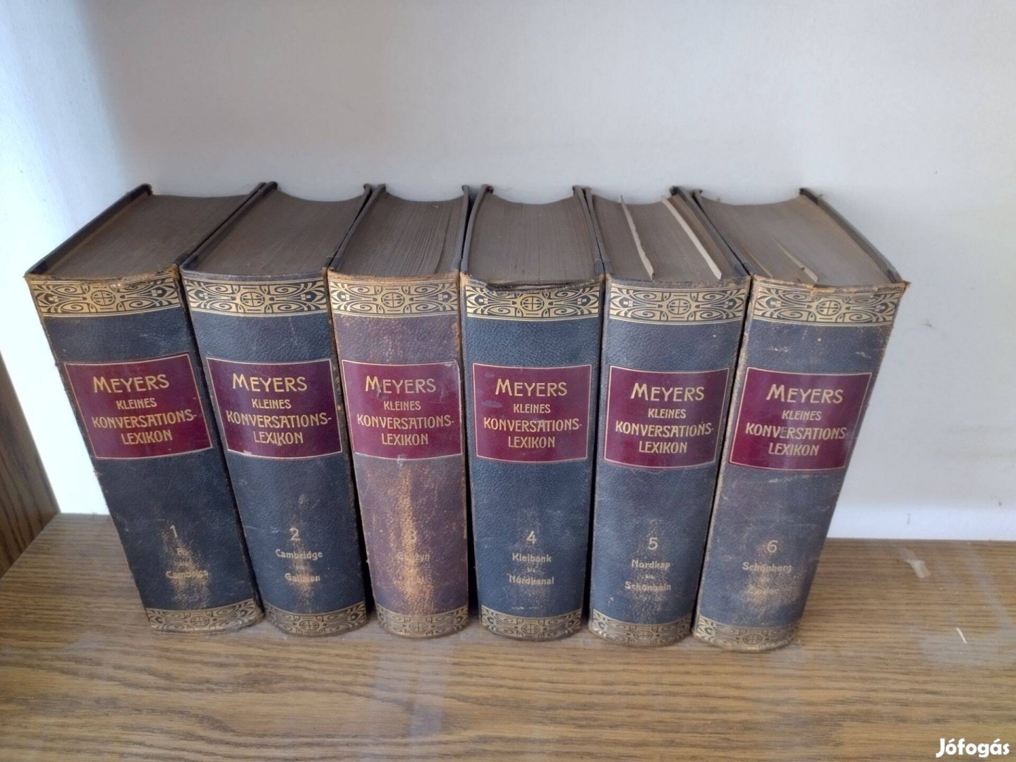 Eladó Meyers Lexikon 1908-as kiadás, teljes sorozat 6 kötet