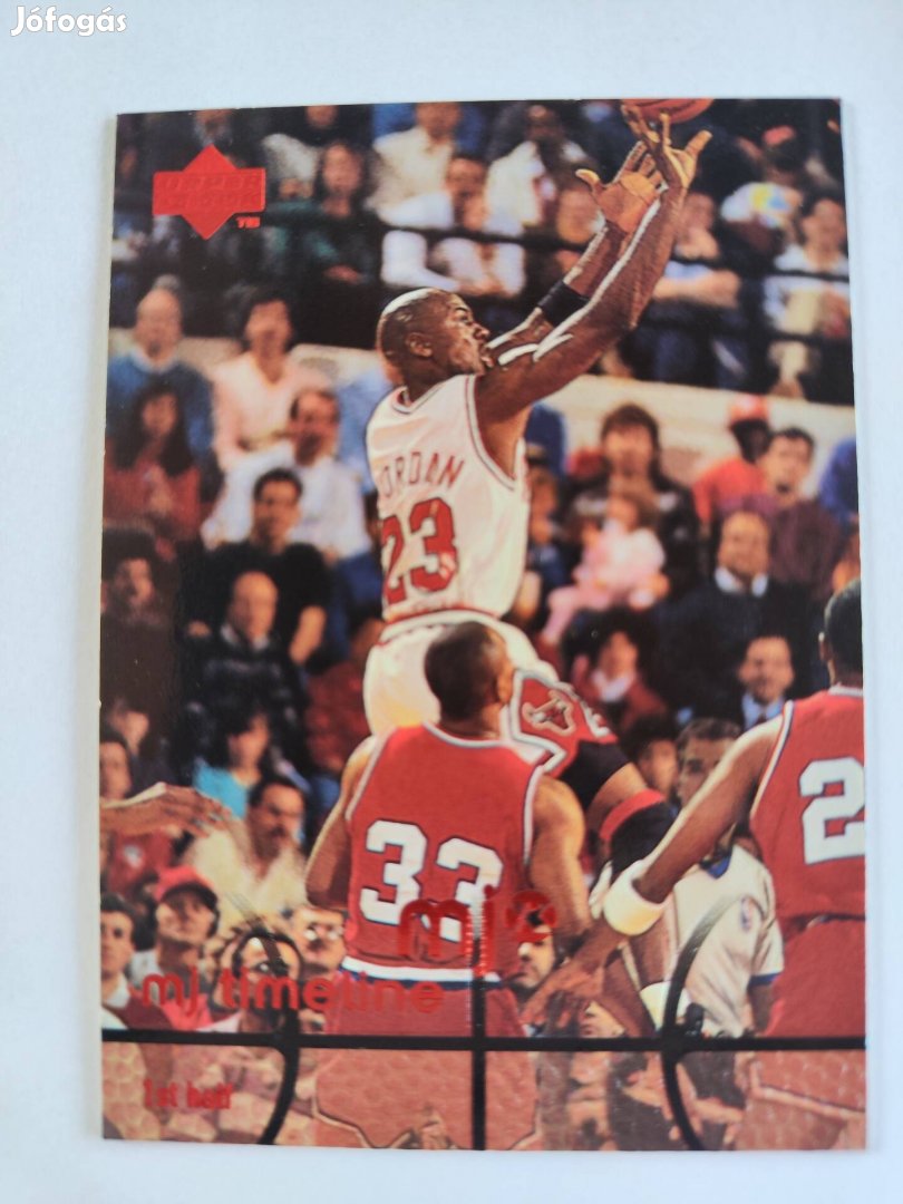 Eladó Michael Jordan Upper Deck MJ Timeline 1st Half kosaras kártya!