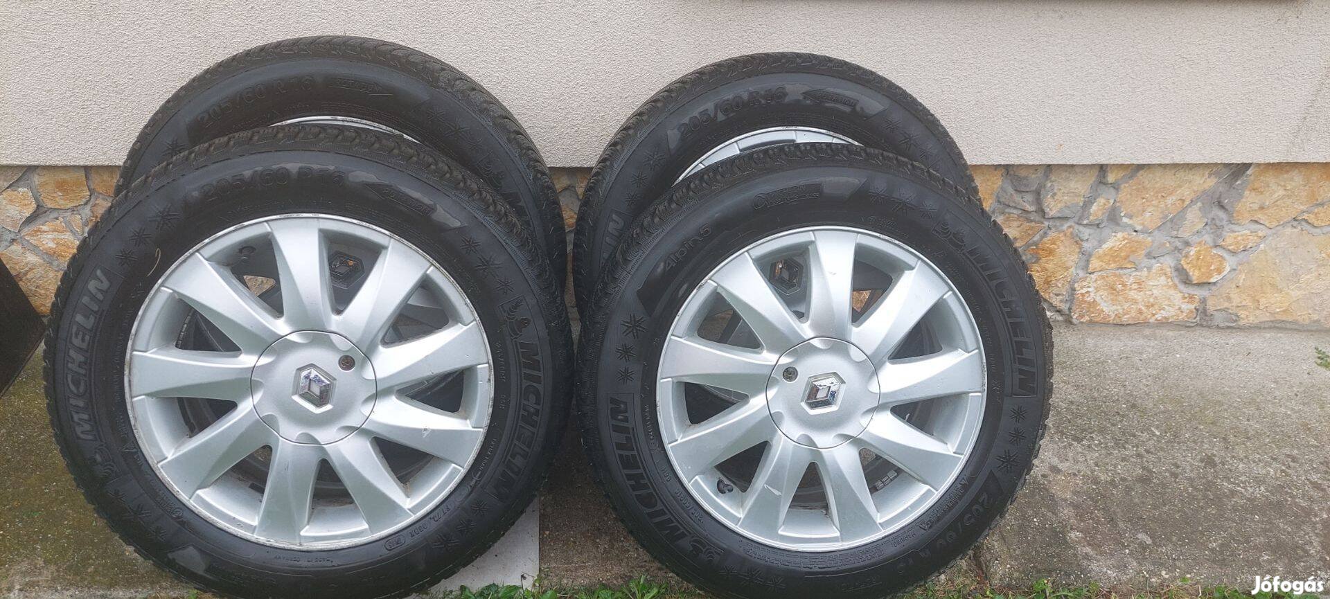 Elado Michelin gumi gyári renault alufelnin 205x50x16r