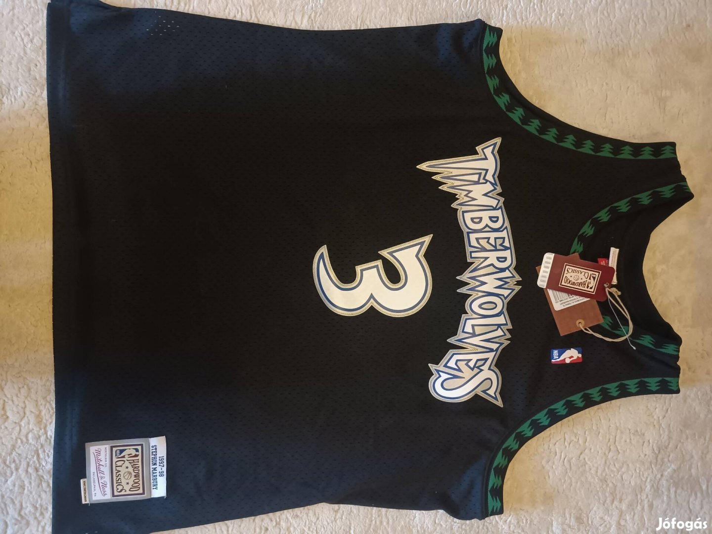 Eladó Mitchell & Ness NBA Kosárlabda Mez Jersey 97 Stephon Marbury ! 