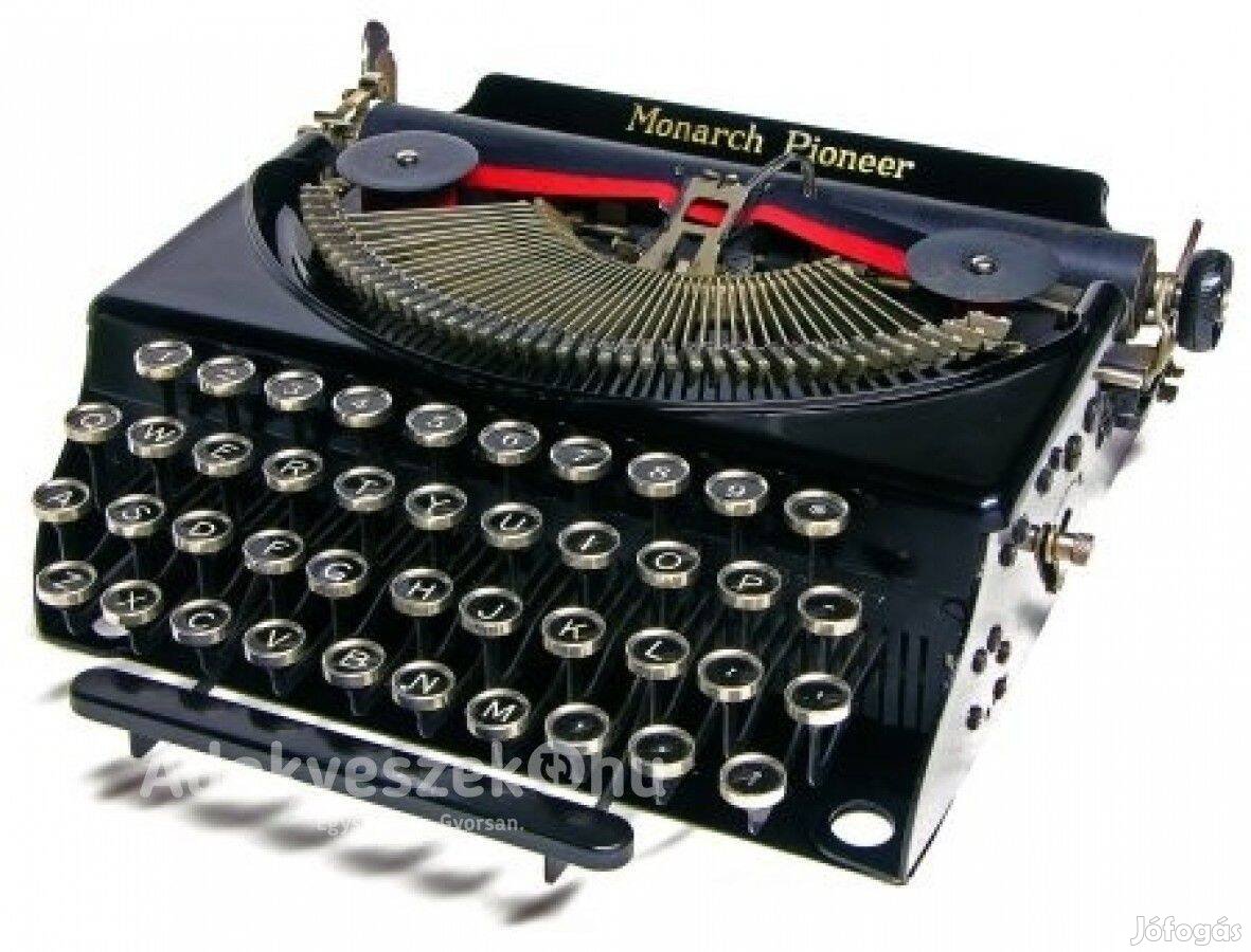 Eladó Monarch Pioneer Irógép A 30-as évekből