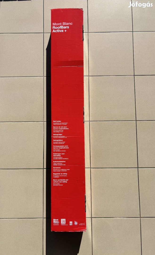Eladó Mont Blanc Activa+ tetőcsomagtartó (acél kivitelben)