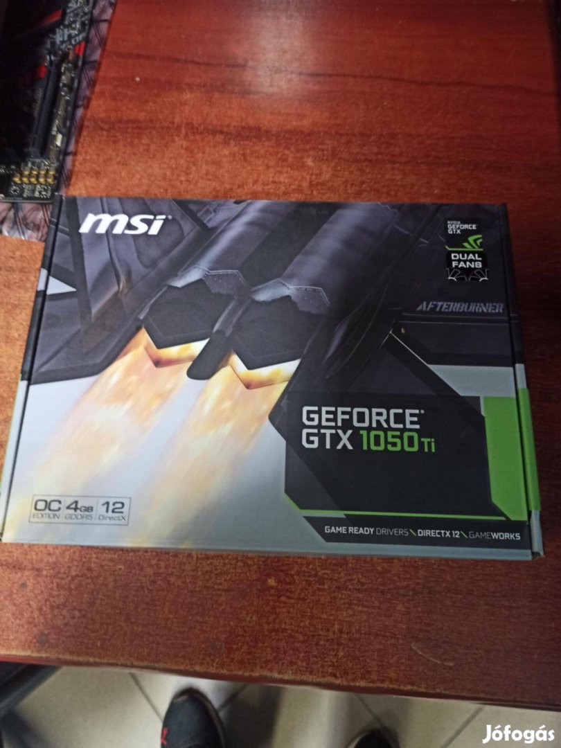 Eladó Msi 1050ti 4gb OC Dobozos