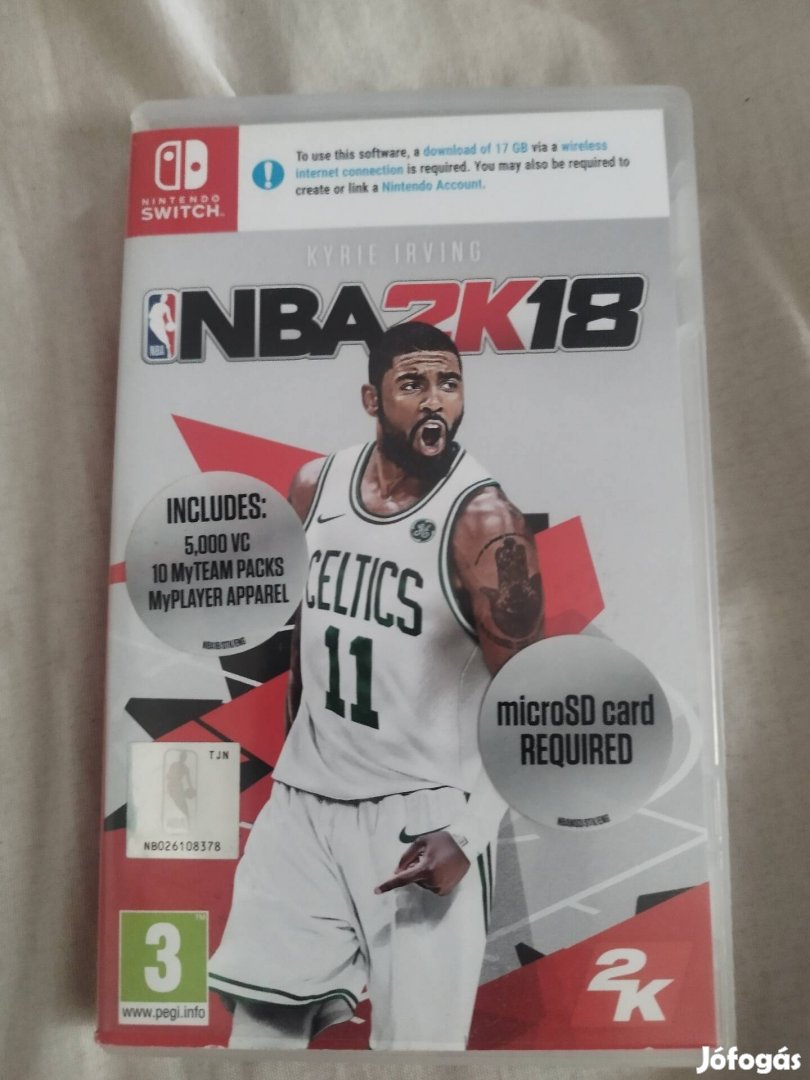 Eladó NBA2K18 Nintendo Switch játék