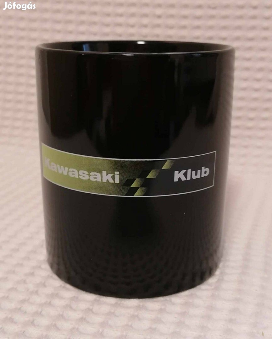 Eladó Nagyon Szép Fekete Színű "Kawasaki Klub" Bögre