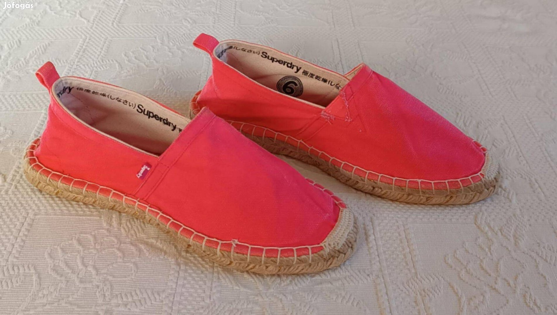 Eladó Nagyon Szép "Superdry" Espadrilles Pink Női Cipő / Topánka