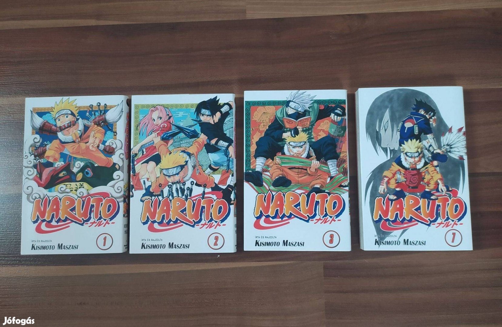 Eladó Naruto mangák (1,2,3,7)