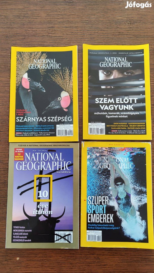 Eladó National Geographic magazinok - 4 db