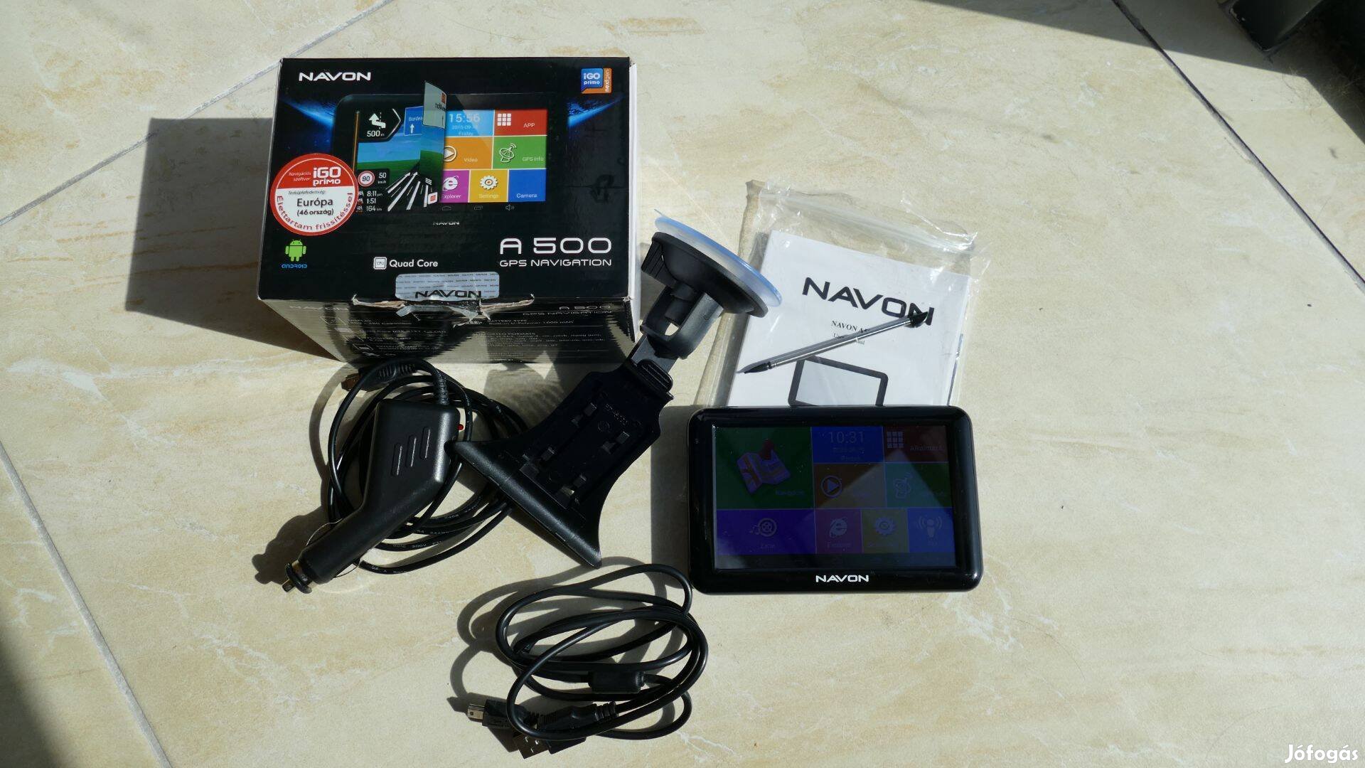 Eladó Navon A500 ( Európa 46 ország ) autós navigáció