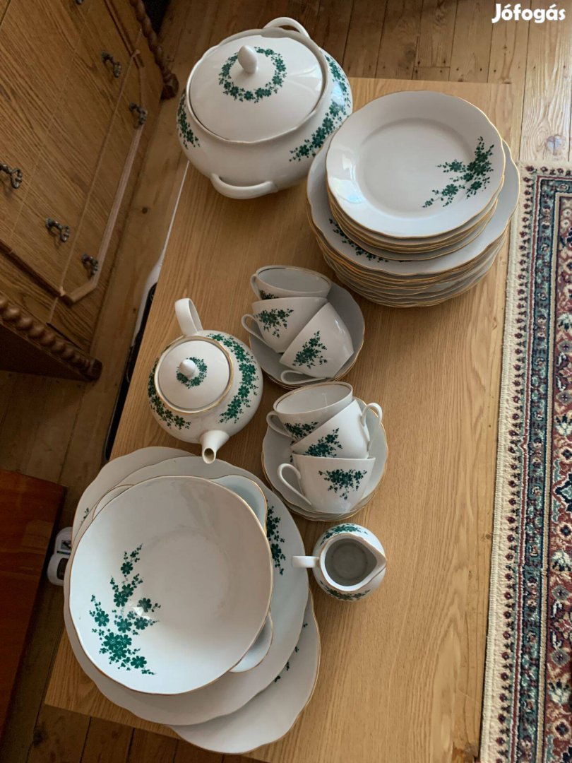 Eladó Német 6 személyes porcelán étkészlet