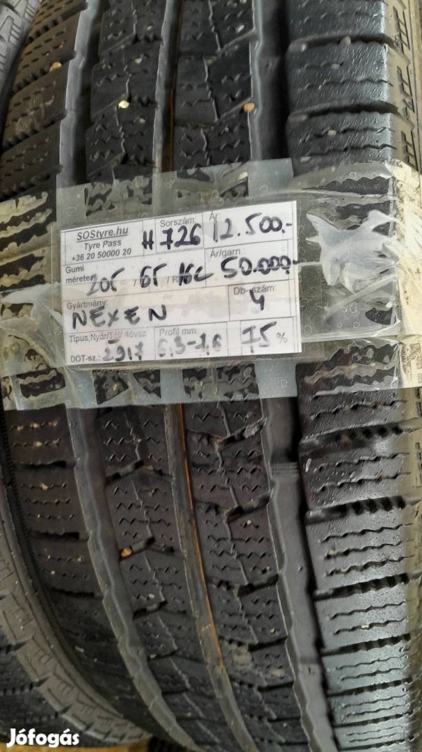 Eladó Nexen 205/65R16C téli gumi garnitúra 