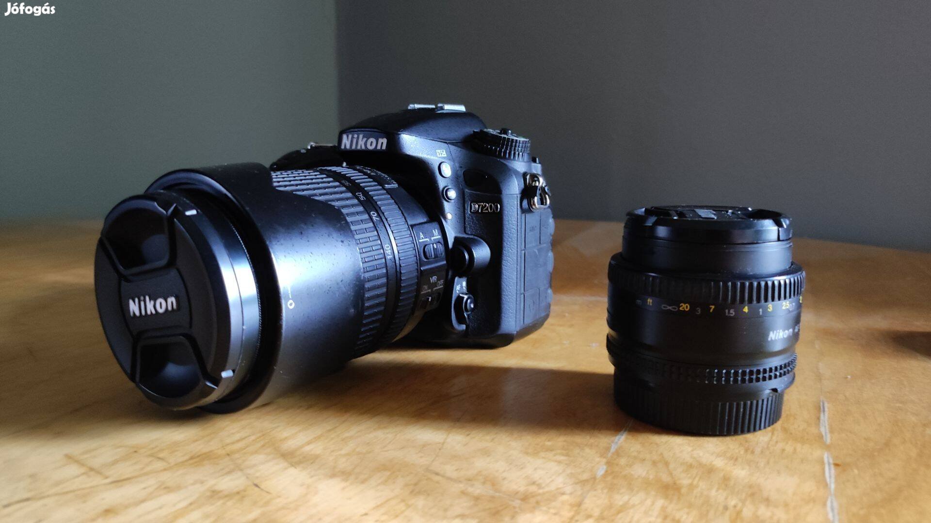 Eladó Nikon D7200, Nikkor 18-140mm, 50mm 1.8