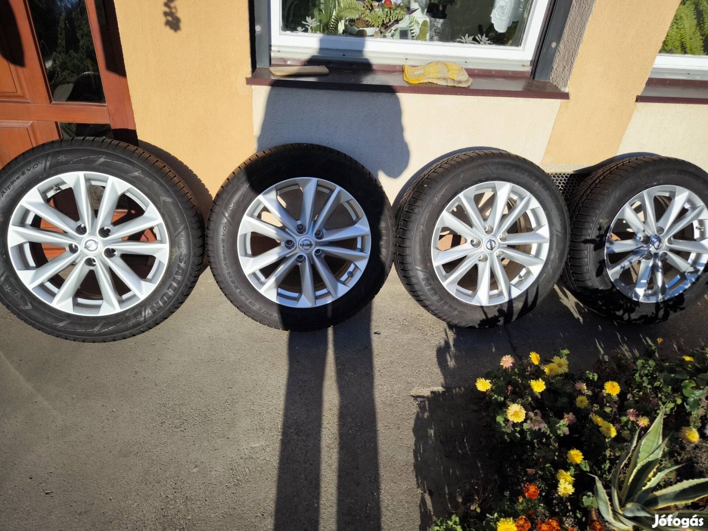 Eladó Nissan Qashqai 17" alufelni téli gumikkal, Tpms szenzorokkal