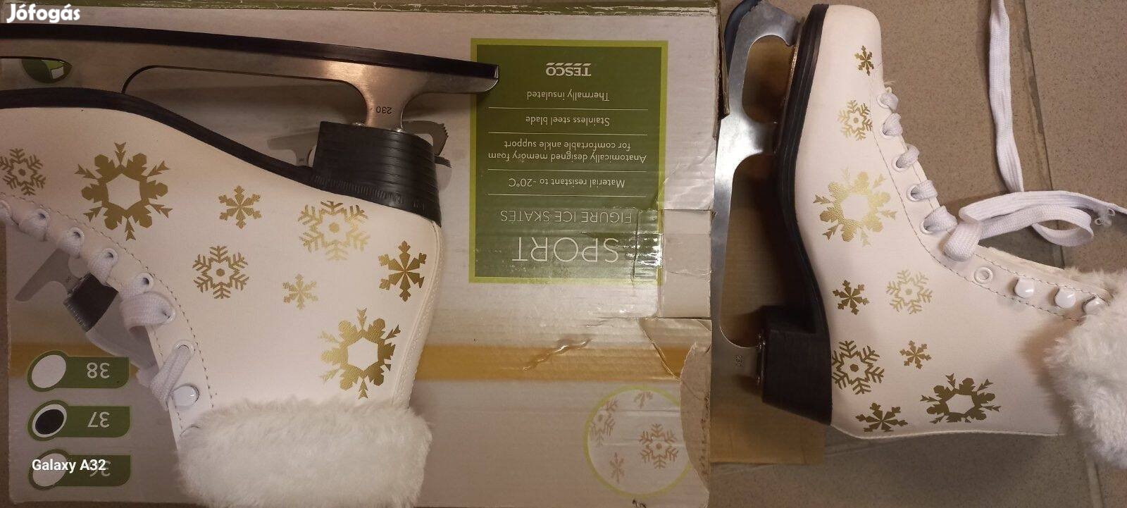 Eladó Női korcsolya 37-es, egyszer használt