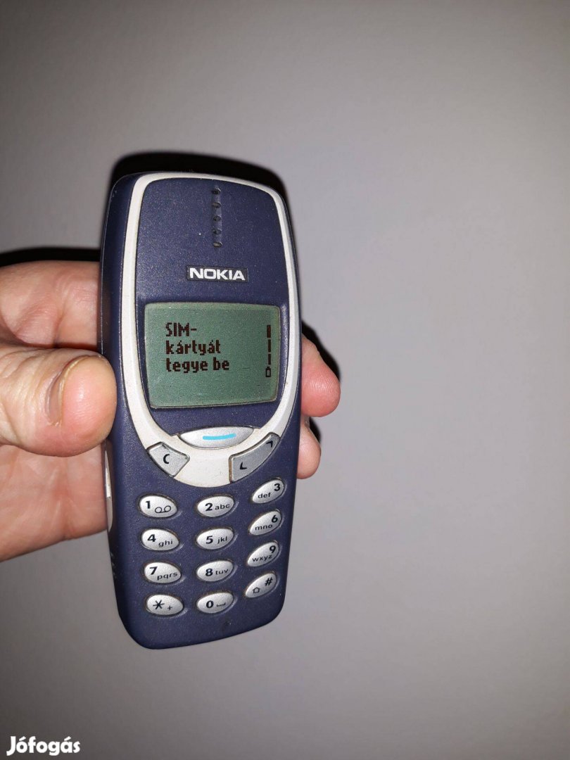 Eladó Nokia 3310 Független Kék Gyűjtői Darab Szép Állapotú Jó Akku