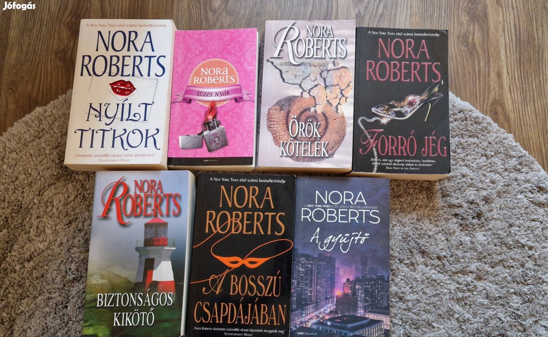 Eladó Nora Roberts könyvek