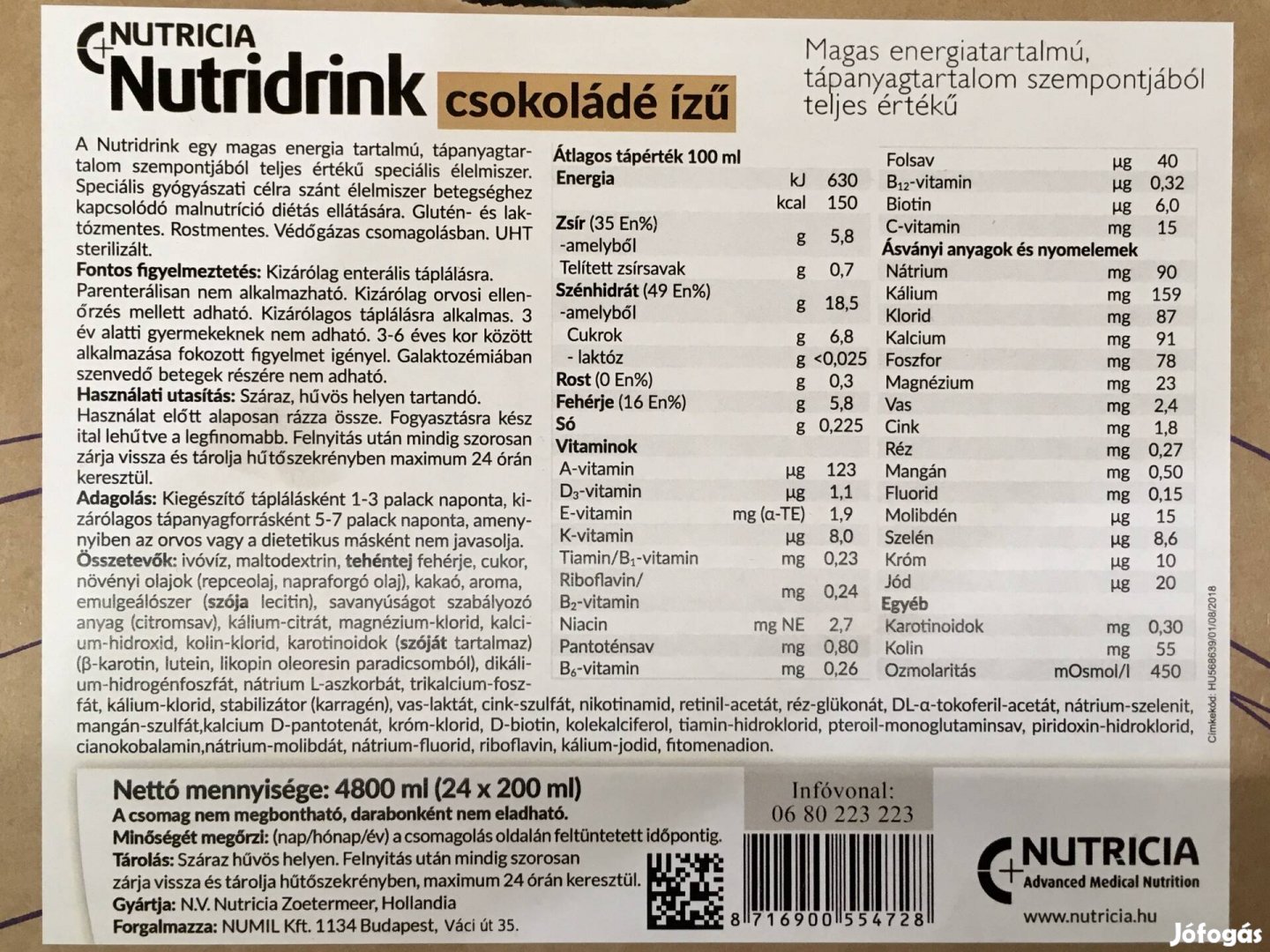 Eladó Nutricia Nutridrink, több ízben