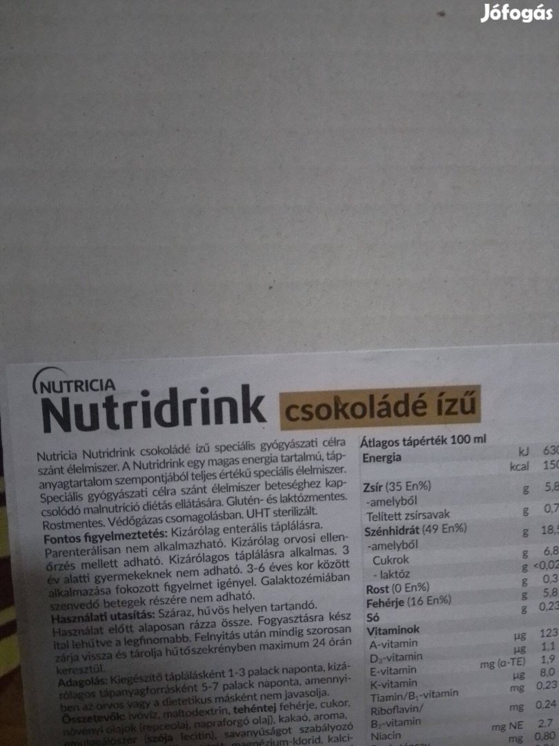 Eladó Nutridrink