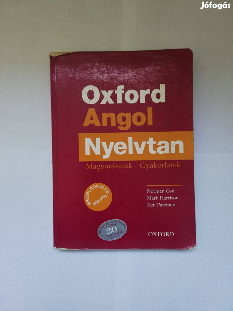 Eladó Oxford Angol Nyelvtan könyv