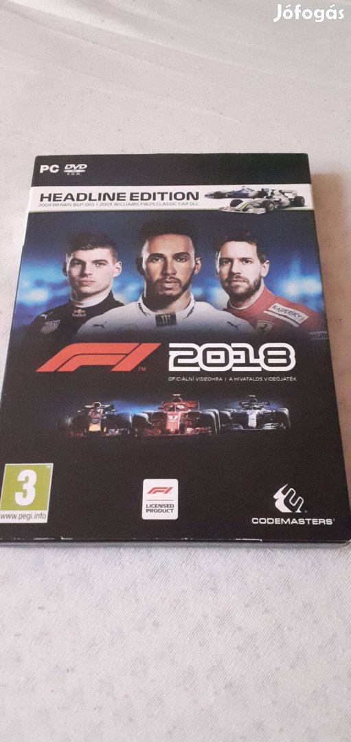 Eladó PC F1 2018 dvd