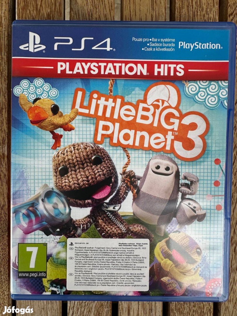 Eladó PS4 Playstation 4 Eredeti Játék: Little Big Planet 3