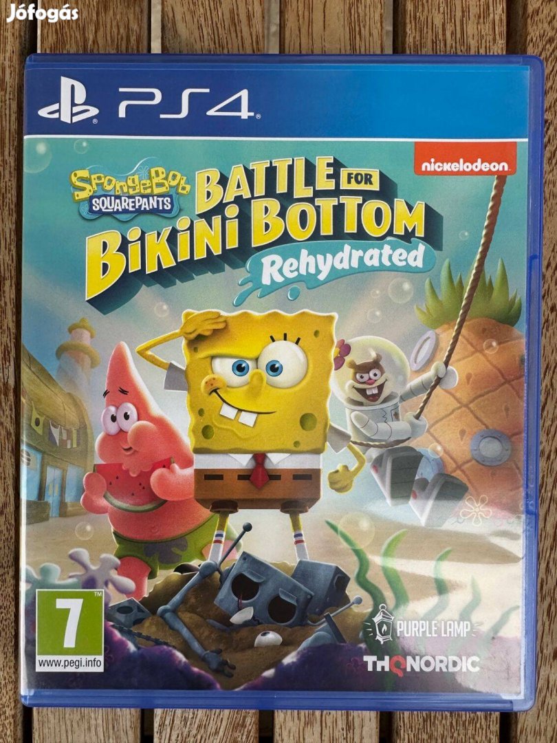 Eladó PS4 Playstation 4 Játék: Spongebob Battle for Bikini Bottom