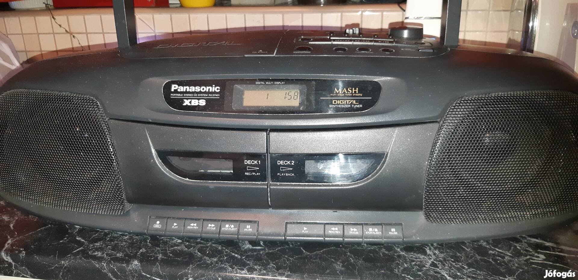 Eladó Panasonic boombox rádiósmagnó cd