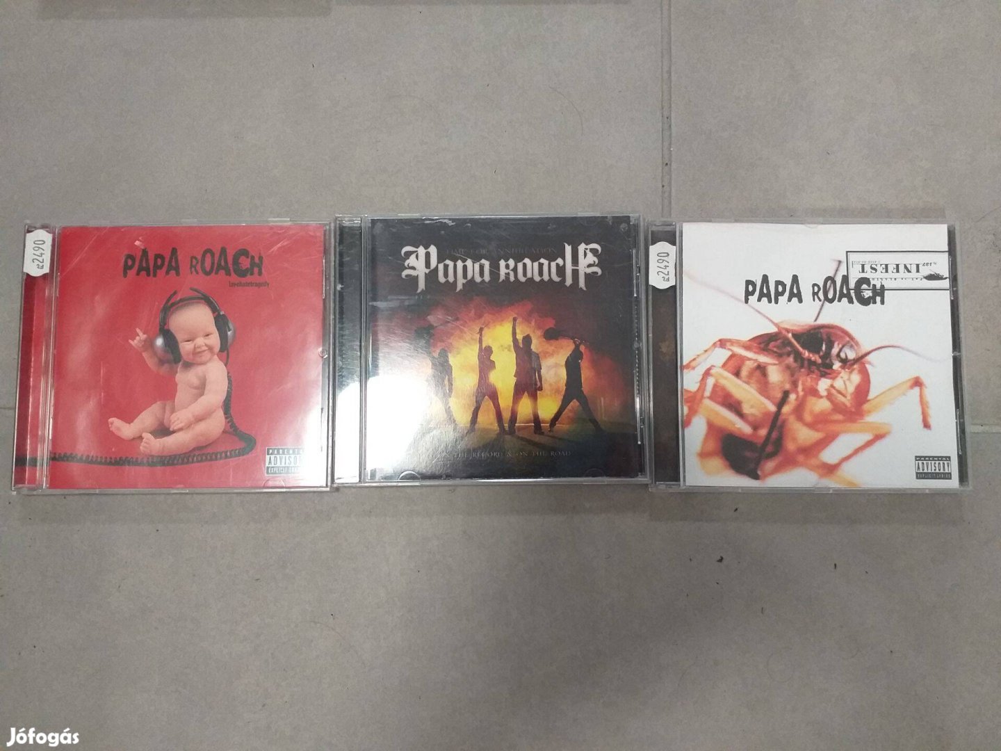 Eladó Papa Roach cd-k (külön vagy egyben)