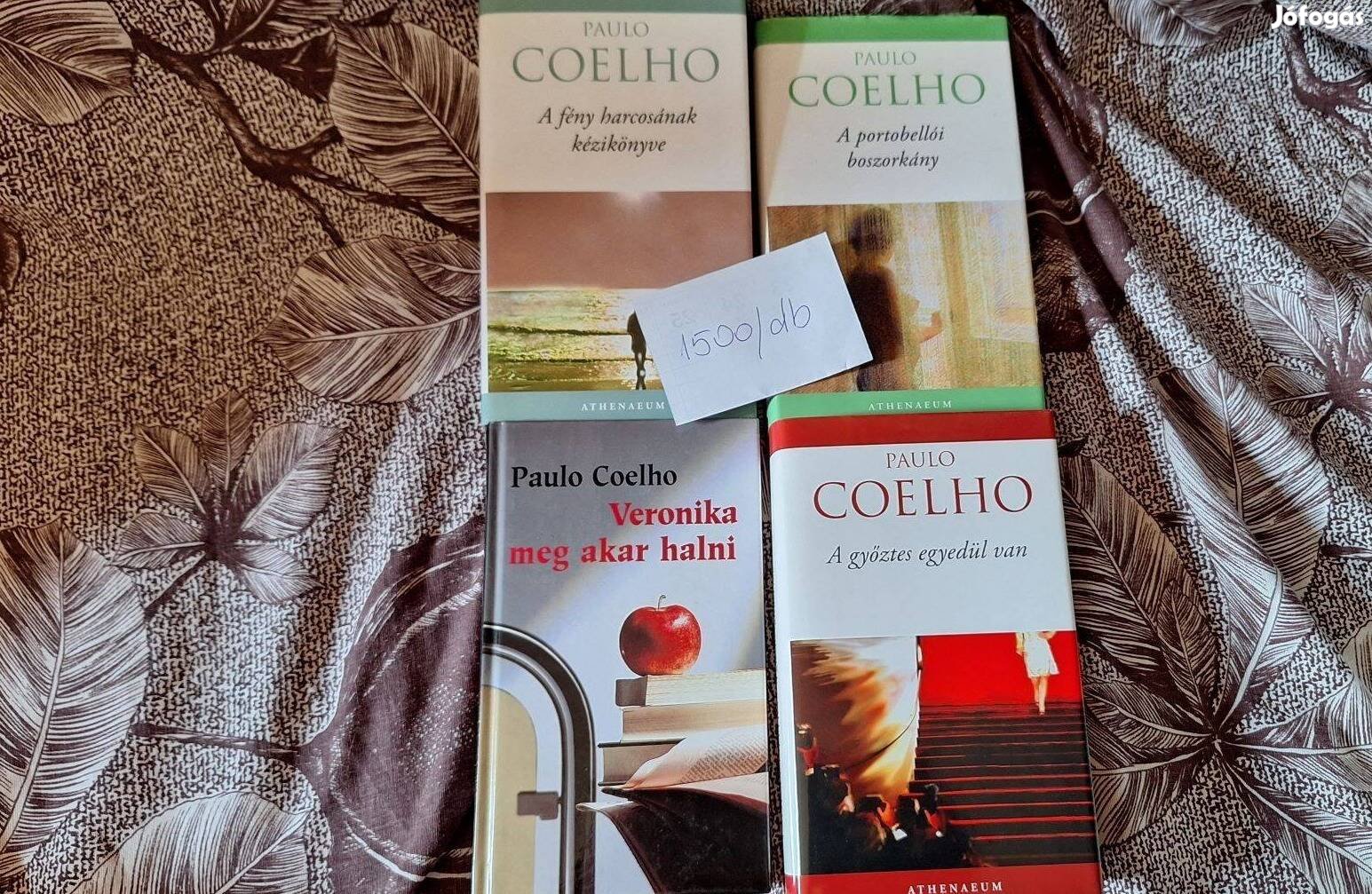 Eladó Paulo Coelho könyvek 1500,-/db