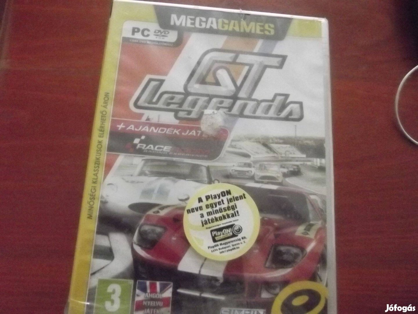 Eladó Pc Eredeti Játék : 64. GT Legends Új Bontatlan