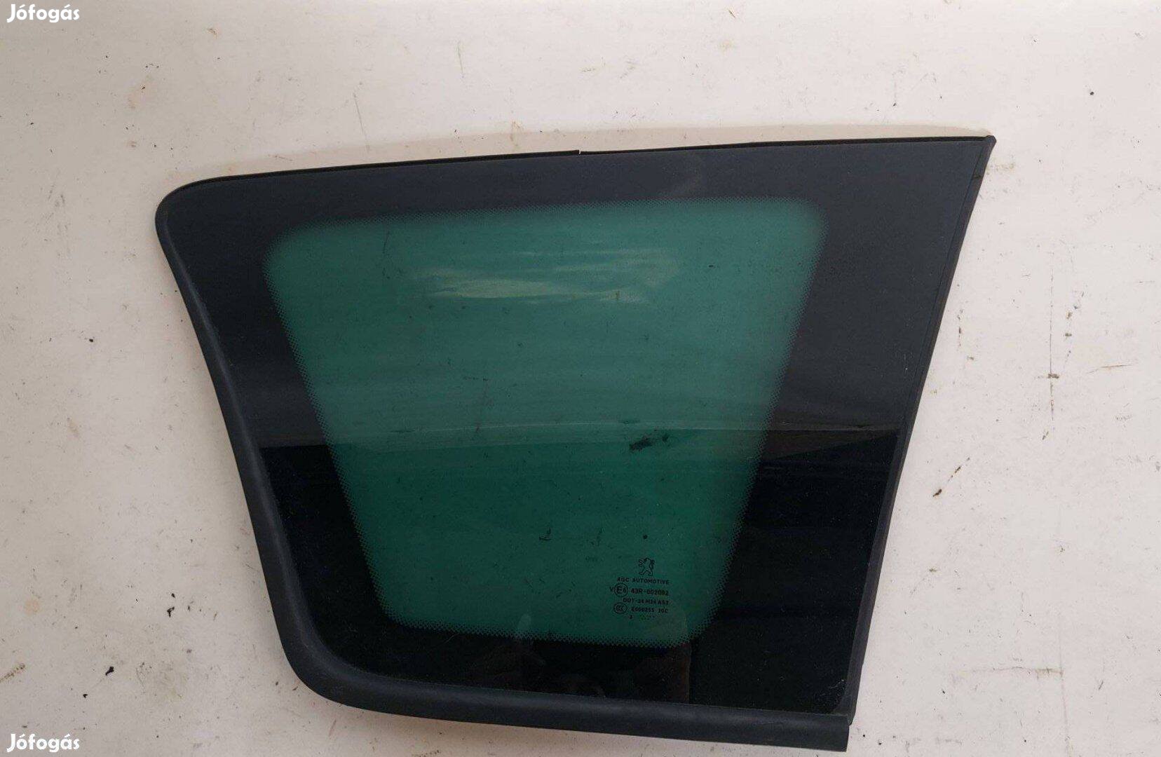 Eladó Peugeot 308 jobb hátsó kis oldal ablak üveg