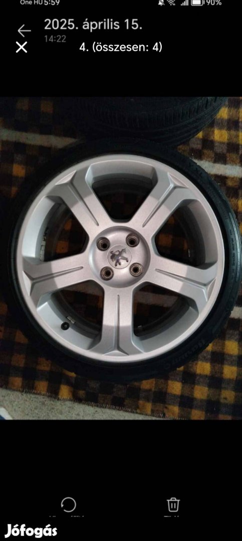 Eladó Peugeot 4x108 r18 alufelni garnitúra 