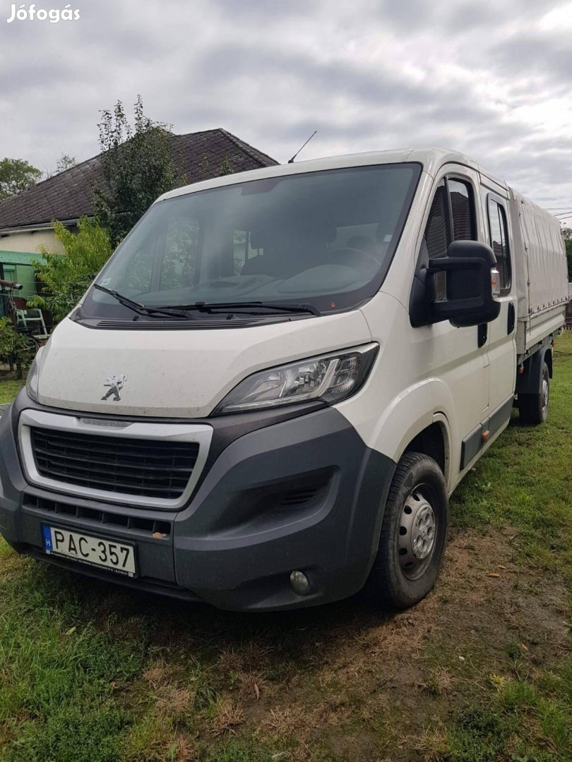 Elado Peugeot boxer platos + ponyva