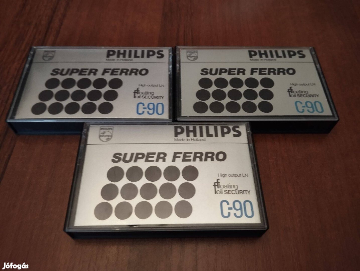 Eladó Philips Super Ferro C90 kazetta 3db