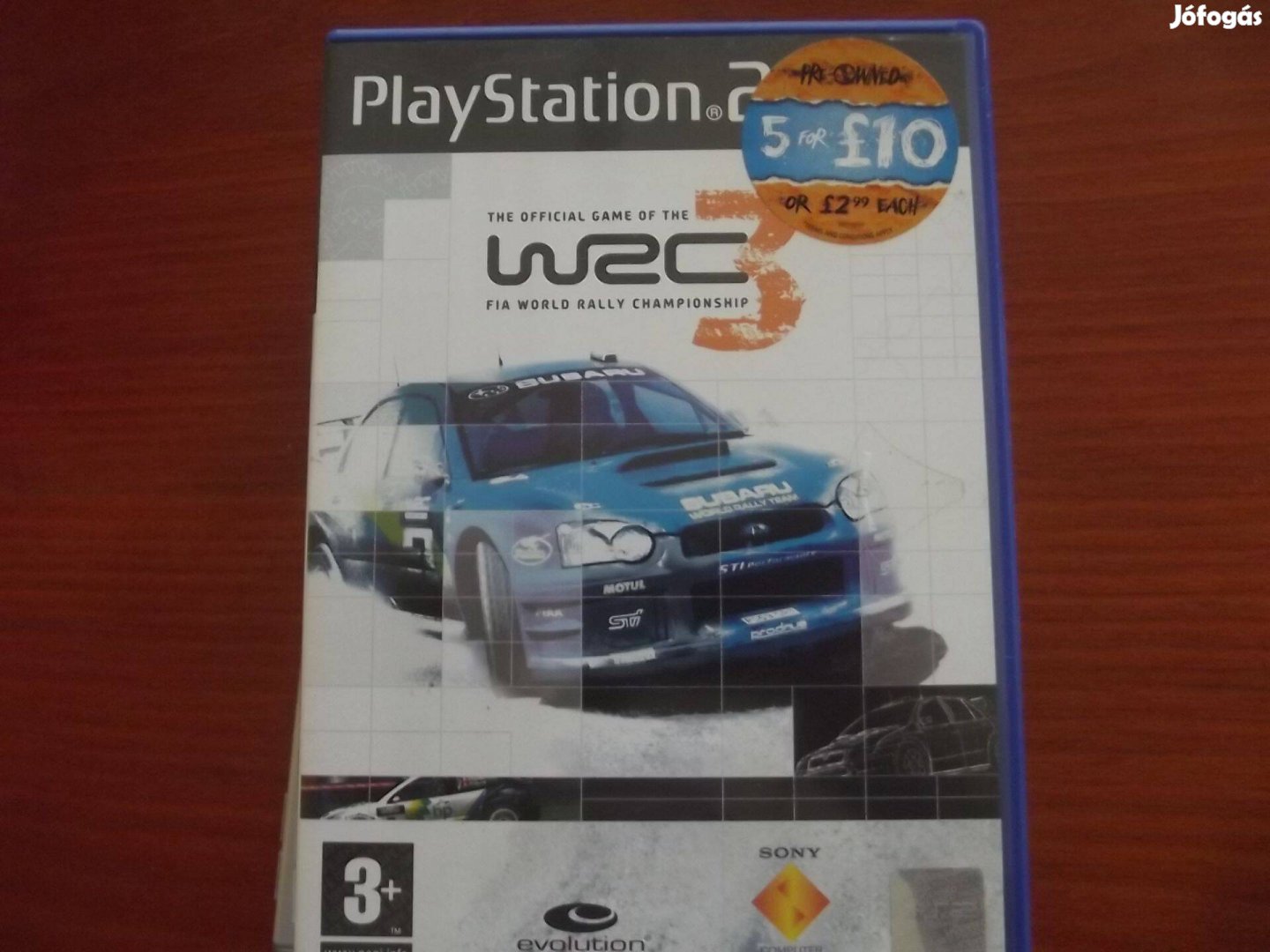 Eladó Ps2 Eredeti Játék : 45. Wrc 3 The Official Game