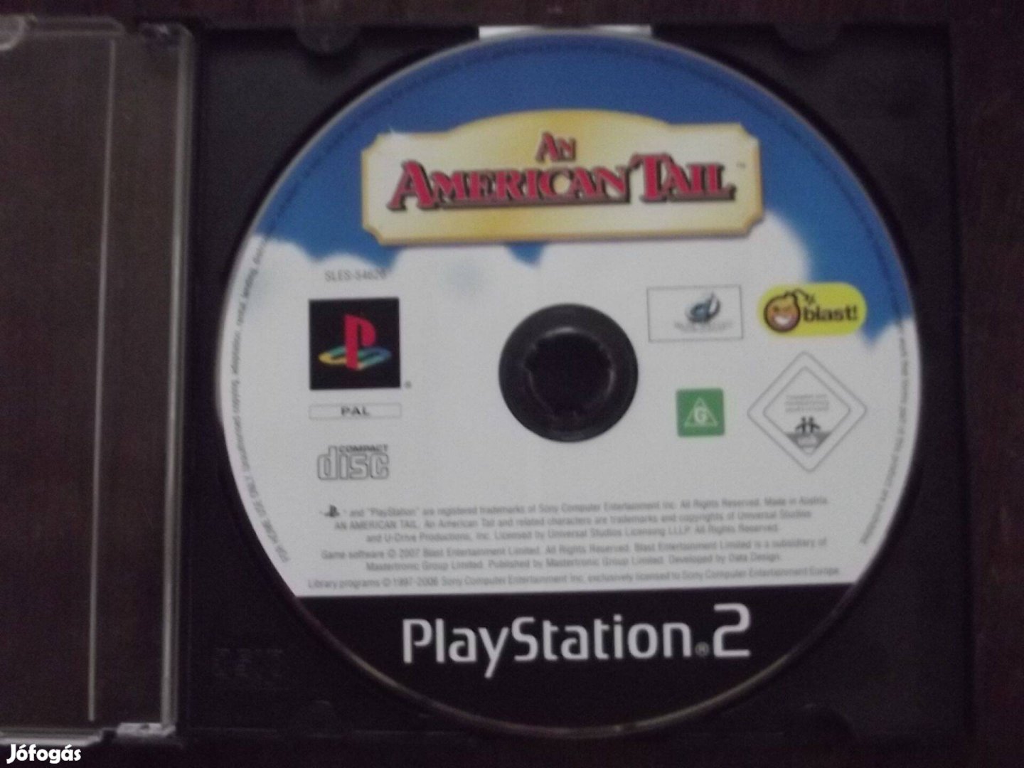 Eladó Ps2 Eredeti Játék : 8. An American Tail