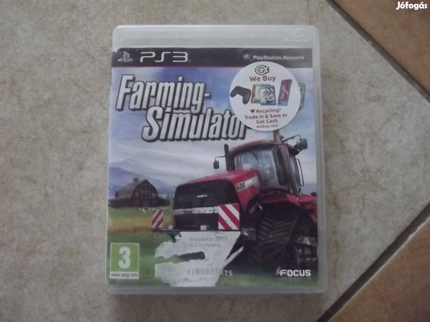 Eladó Ps3 Eredeti Játék : 106. Farming Simulator ( karcmentes)